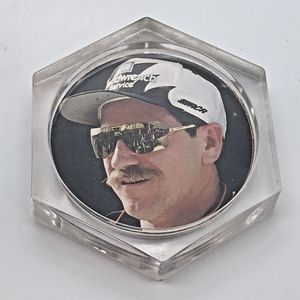 Vintage Dale Earnhardt Goodwrench Nascar Racing Plastic & Cork‎ Beverage Coaster